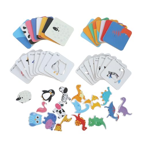 KONTONTY 1 Set Puzzle Für Kinder Dinosaurier Puzzle Passendes Puzzle Puzzle Für Kinder Tiere Puzzle Für Kinder Spielzeug Lernspielzeug Papierpuzzle Für Kleinkinder Puzzlebrett von KONTONTY