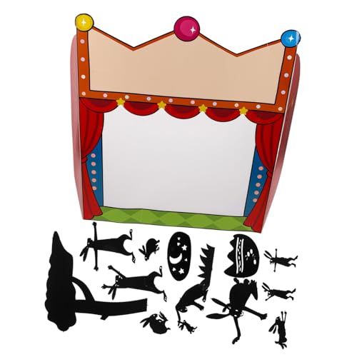 KONTONTY 1 Set Schattenpuppentheater DIY Kit Wissenschaft Experiment Ausrüstung Karneval Hintergrund Puppenspiel Bühne Geschichtenerzählen von KONTONTY