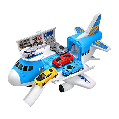 KONTONTY 1 Set Transportflugzeug Spielzeug Spielzeug Für Kinder Pädagogisches Spielzeug Simuliertes Rennwagen Spielzeug Mini Flugzeug Spielzeug Früherziehungsspielzeug von KONTONTY