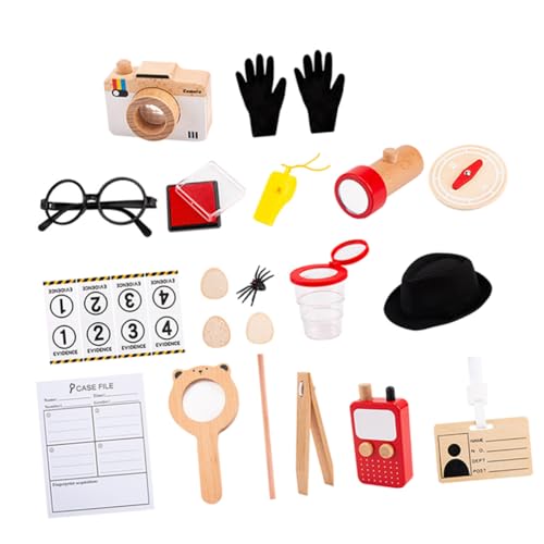 KONTONTY 1 Set Von Kids Cosplay Detective Kit Detective Tools Kit Kids Performance Kit Kids Party Gefälligkeiten von KONTONTY