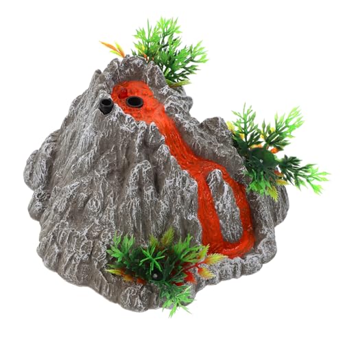 KONTONTY 1 Set Vulkan Sprühmodell Verbundvulkanmodell Vulkan Pädagogische Experimente Vulkanausbruchsmodell Simulation Vulkanfigur Ornament Vulkan Lava Kunststoff von KONTONTY