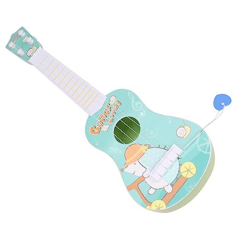 KONTONTY 1 Stück 4 Saiten Minigitarre Babygitarre Spielzeug Kinderinstrument Spielzeug Musikspielzeug Gitarre Kindermusikspielzeug Kleinkind Ukulele Spielzeug Kindergitarre Instrument von KONTONTY