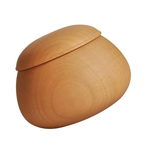 KONTONTY 1 Stück Jujube Wood Go Glas Schachbrett Spielkanister Gehen Holzkrug Professionelle Go-Bowl Krüge Mit Deckel Bowlen Gehen Aufbewahrungsflaschen Aus Holz Vorratsflasche Jujube-Holz von KONTONTY