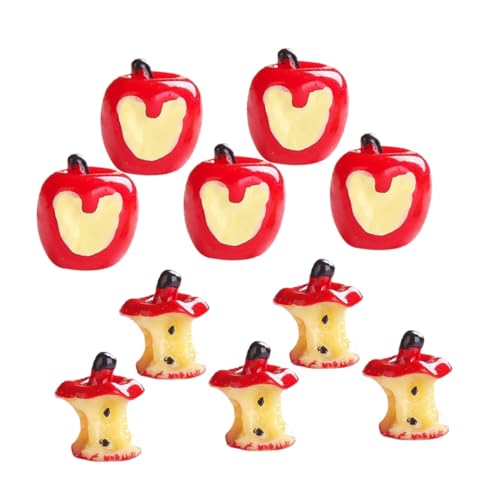 KONTONTY 10 Stück Emulationales Obstspielzeug Obstmodell Requisite Miniatur Äpfel Requisiten Mini Kunstäpfel Modell Mini Äpfel Simulierte Äpfel Obstmodell Miniaturen Miniatur Fake von KONTONTY
