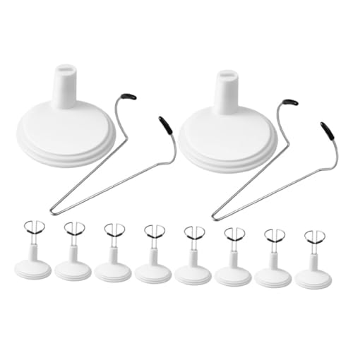 KONTONTY 10 Teiliges Verstellbares Action Figure Display Stabile Puppenhalterung für Figuren Eleganter Weißer Standfuß für Sammler Tischdekoration und Vielseitige Präsentation KONTONTY 10 Teiliges Verstellbares Action Figure Display Stabile Puppenhalterung für Figuren Eleganter Weißer Standfuß für Sammler Tischdekoration und Vielseitige Präsentation von KONTONTY