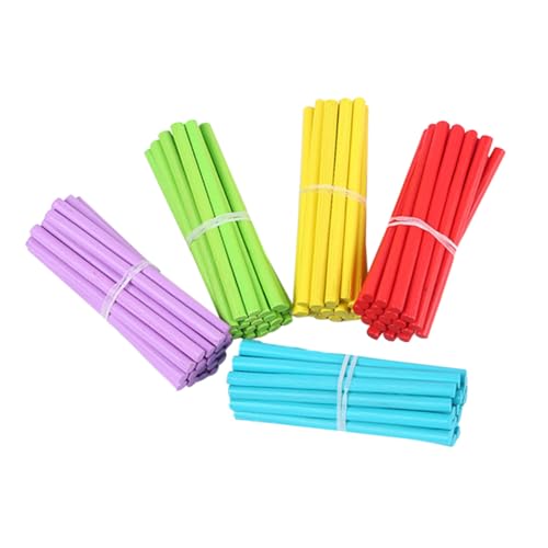 KONTONTY 100 Stück Bunte Holz Zählstäbe Mathe für Vorschule Pädagogisch Rechenstäbchen zum Lernen von Addition Subtraktion Multiplikation und Division Feinmotorik und KONTONTY 100 Stück Bunte Holz Zählstäbe Mathe für Vorschule Pädagogisch Rechenstäbchen zum Lernen von Addition Subtraktion Multiplikation und Division Feinmotorik und von KONTONTY