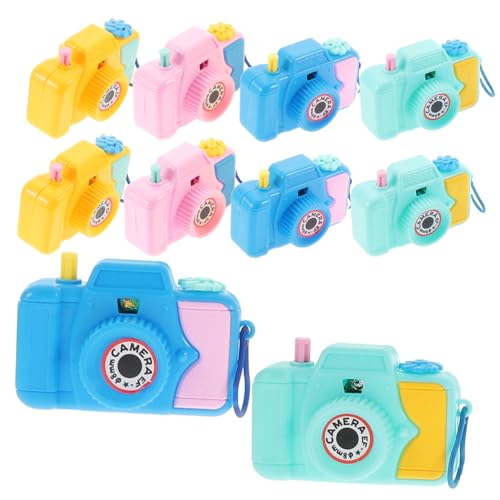 KONTONTY 10St Camera Kinder Children Camera fotocamera für Kinder kindergeburtstags mitgebsel Toy Camera Cartoon-Projektion Minikamera Kamera aus Kunststoff Cartoon-Kamera Plastik von KONTONTY