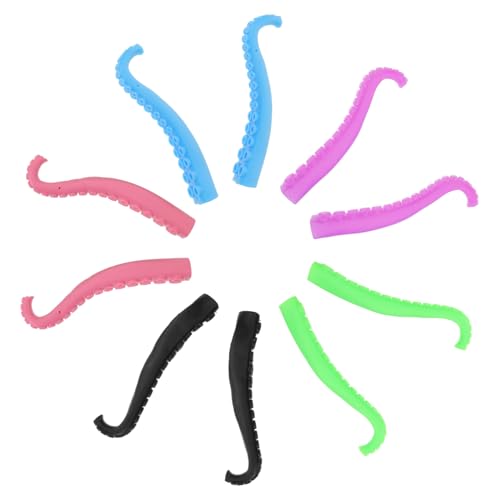 KONTONTY 10St Octopus tierisches Fingerspitzenspielzeug Oktopus Fingerpuppe Oktopus-Figur Party für Kinder kindergeburtstags mitgebsel Kostüm für Kinder Finger Ärmel von KONTONTY