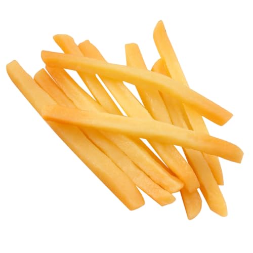 KONTONTY 10St gefälschte Pommes Frites Essen künstliche Pommes Frites Lebensmittelsimulation Pommes Frites fritöz frieteuese Pommes frittes für Geburtstagsfeiern Küchenzubehör PVC von KONTONTY