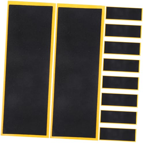 KONTONTY 10st Finger-Skateboard-Anti-rutsch-pad Griptapes Für Das Griffbrett Finger-Skateboard-Aufkleber Rutschfestes Griffbrettband Griptape Für Griffbretter Schaum Black von KONTONTY