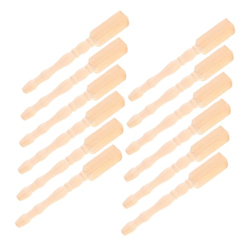 KONTONTY 12 Stück Maßstab Puppenhaus Möbel Beine für DIY Möbelstützen Kinderfreundliches Leichtes Material für Realistische Puppenhaus Dekoration KONTONTY 12 Stück Maßstab Puppenhaus Möbel Beine für DIY Möbelstützen Kinderfreundliches Leichtes Material für Realistische Puppenhaus Dekoration von KONTONTY