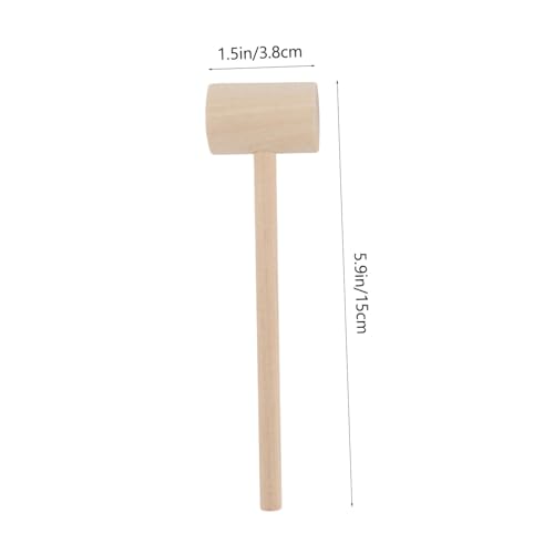 KONTONTY 12 Stück Teiliges Mini Holzhammer Hämmer aus Holz Handlich Sicher Fördert Motorik als Geschenk für Kleinkinder Ab Jahr Kompakt Langlebig und Leicht zu Reinigen KONTONTY 12 Stück Teiliges Mini Holzhammer Hämmer aus Holz Handlich Sicher Fördert Motorik als Geschenk für Kleinkinder Ab Jahr Kompakt Langlebig und Leicht zu Reinigen von KONTONTY