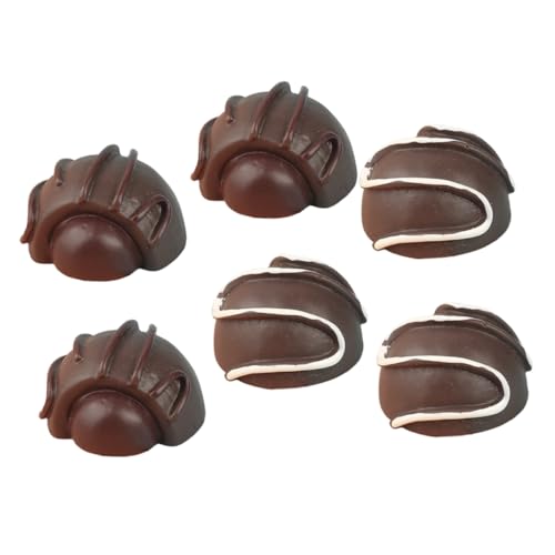 KONTONTY 12Pcs Simulation Schokolade Gefälschte Kekse Gefälschte Süßigkeiten Tun Um Food Chocolate Models Realistic Play Food Chocolate Bar Requisiten Gefälschte Futter Faux Colon von KONTONTY