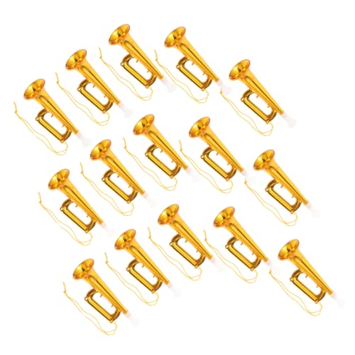 KONTONTY 15 Stück Teiliges Kunststoff Trumpetenspielzeug mit Klarem Robustem Material Kompakt und Tragbar für Partys Sportveranstaltungen und Konzertstimmung KONTONTY 15 Stück Teiliges Kunststoff Trumpetenspielzeug mit Klarem Robustem Material Kompakt und Tragbar für Partys Sportveranstaltungen und Konzertstimmung von KONTONTY