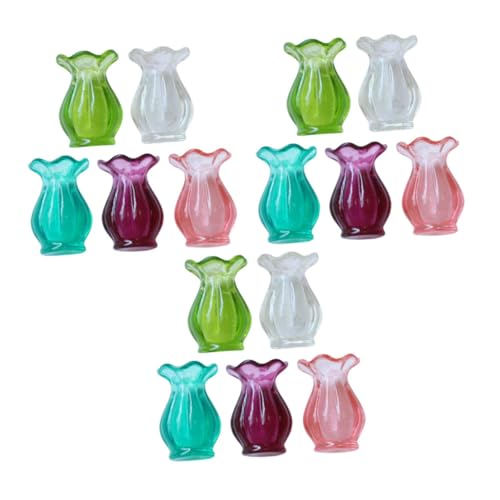 KONTONTY 15 Stück Teiliges Miniatur Kleine Blumentöpfe für Tischdekoration Miniatur Landschafts-deko Indoor Pflanzgefäße für Basteln Puppenhaus Zubehör KONTONTY 15 Stück Teiliges Miniatur Kleine Blumentöpfe für Tischdekoration Miniatur Landschafts-deko Indoor Pflanzgefäße für Basteln Puppenhaus Zubehör von KONTONTY