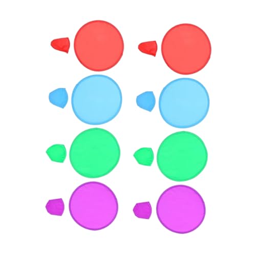 KONTONTY 15stücke Faltbare Polyester Fliegenplatten Für Outdoor Spielzeug Runde Scheiben Design Sommer Kühlung Leicht Zu Tragen Lagern KONTONTY 15stücke Faltbare Polyester Fliegenplatten Für Outdoor Spielzeug Runde Scheiben Design Sommer Kühlung Leicht Zu Tragen Lagern von KONTONTY