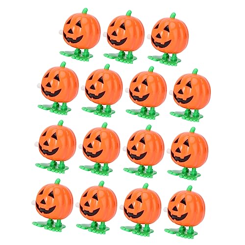 KONTONTY 15st Springendes Spielzeug Halloween-Spielzeug Zum Aufziehen Kürbis-sprungspielzeug Halloween-uhrwerk-Spielzeug Halloween-sprungspielzeug Halloween Goody Bag Füller Plastik von KONTONTY