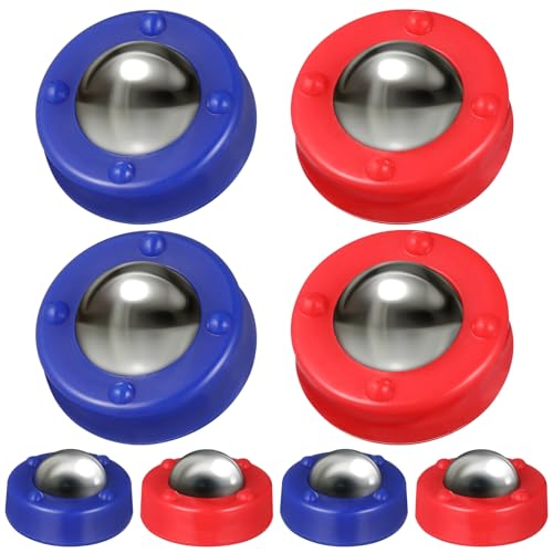 KONTONTY 16pcs Kinder Party Tabletop Curling Rollen Perlen Shuffleboard Spiel Pucks von KONTONTY