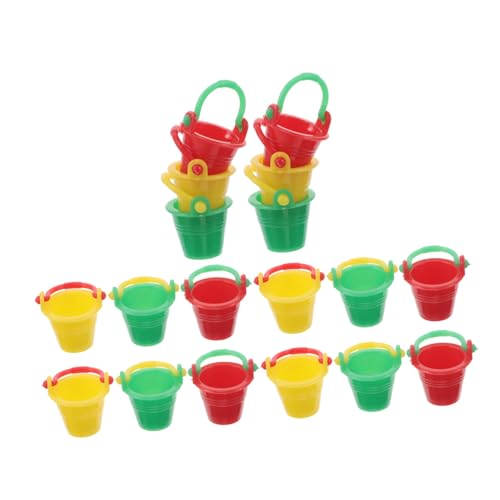KONTONTY 18 Stück Teiliges Miniatur Kunststoff Eimer für Puppenhaus-dekor Mini Gartenlandschaft Meer Diorama Zubehör Kleine Sandspielzeug Eimer für Kreatives Spiel KONTONTY 18 Stück Teiliges Miniatur Kunststoff Eimer für Puppenhaus-dekor Mini Gartenlandschaft Meer Diorama Zubehör Kleine Sandspielzeug Eimer für Kreatives Spiel von KONTONTY
