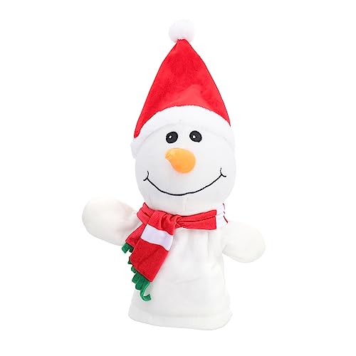 KONTONTY Cartoon Schneemann Handpuppe Für Jungen Und Mädchen Jungen Und Mädchen Pädagogisches Spielzeug Spielzeug Für Weihnachten von KONTONTY