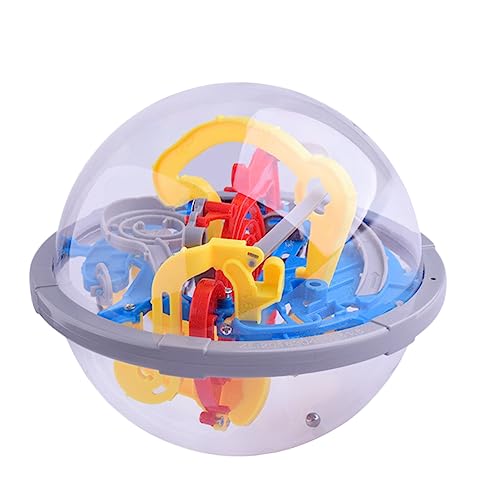 KONTONTY 1Stk Labyrinth-Ball-Puzzle Rätsel Kinderspielzeug Spielzeuge Labyrinth Ballspiel Labyrinthball für Kinder Erdfarben Labyrinth-Kugel Marmor 3D von KONTONTY