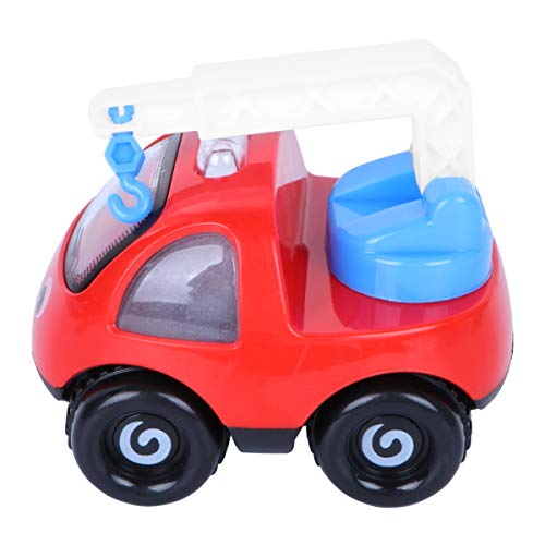 KONTONTY 1Stk Trägheitsauto sankastenspielsachen babyteller Spielzeugauto mit Anhänger einsatzfahrzeuge Spielzeugauto mit Kran technisches Spielzeugauto Kranwagen für rot von KONTONTY