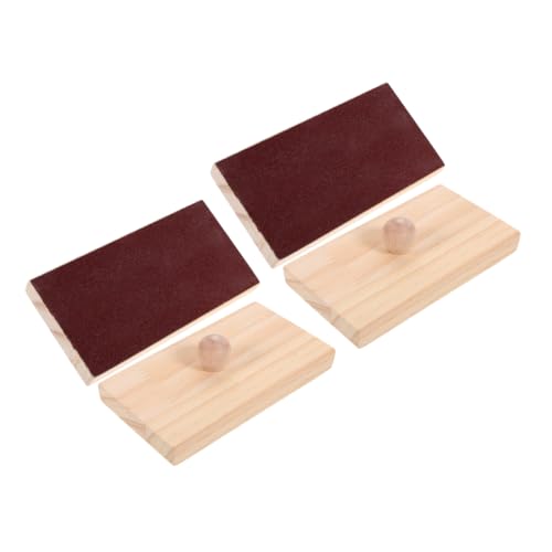 KONTONTY 2 Paare Montessori Schlaginstrument Holz Sandblock Klangbrett Musikinstrument Kompakt Leicht Tragbar Für Frühe Rhythmusschulung Und Musikalische Früherziehung KONTONTY 2 Paare Montessori Schlaginstrument Holz Sandblock Klangbrett Musikinstrument Kompakt Leicht Tragbar Für Frühe Rhythmusschulung Und Musikalische Früherziehung von KONTONTY