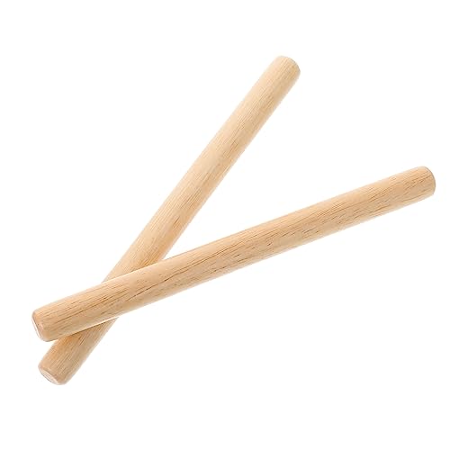 KONTONTY Kinder-musikstab-Set 2 Rhythmusstäbe Aus Holz Für Jungen Und Mädchen Drumsticks Für Die Musikalische Früherziehung von KONTONTY