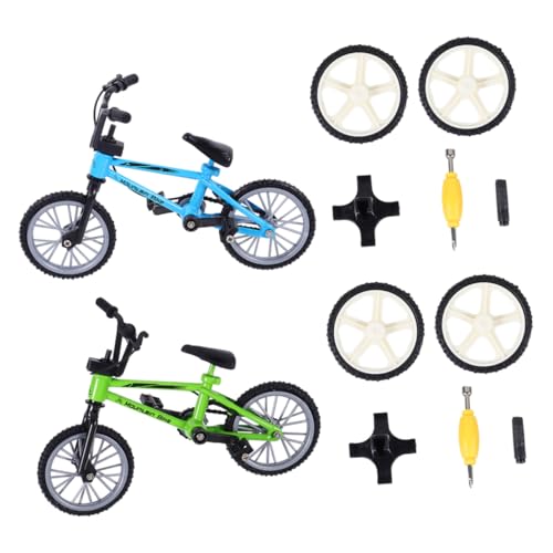 KONTONTY 2 Sets Mini Finger Bike Tischspiel Handbike Finger Für Tischspiele Finger Bewegungsspielzeug Für Und Erwachsene + von KONTONTY