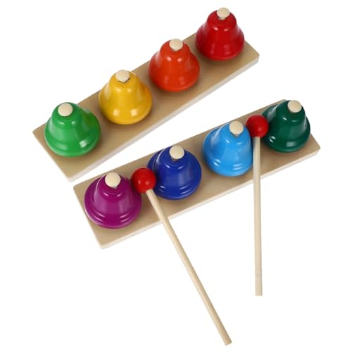 KONTONTY Musikinstrument-Spielzeug Für Sets Von Handglocken-Percussion Handglocken Für Kleinkinder Handschüttelglocken Für Kinder Spielzeug Für Die Früherziehung von KONTONTY