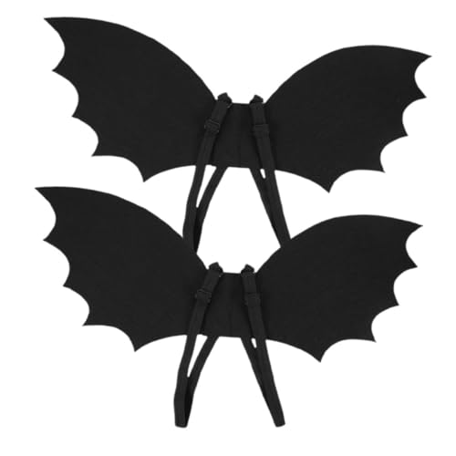 KONTONTY 2 Sets Fledermaus Flügel Kostü Eva Cosplay Drachen Flügel Requisiten Für Halloween Party Vampir Zubehör Für Kleinkinder Und von KONTONTY