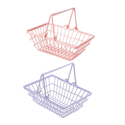 KONTONTY 2 Stück Aufbewahrungs Organizer Aus Metall Winziges Für Kleine Lebensmittel Mädchen – Spieldraht Küche Snacks Partybehälter Süßigkeitengriffe Und Für Eier Kleinkinder KONTONTY 2 Stück Aufbewahrungs Organizer Aus Metall Winziges Für Kleine Lebensmittel Mädchen – Spieldraht Küche Snacks Partybehälter Süßigkeitengriffe Und Für Eier Kleinkinder von KONTONTY