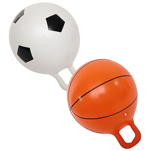 KONTONTY Hüpfball Für Kinder Hüpfball Set Robuste Springbälle Für Drinnen Und Draußen Leichte Und Bunte Hüpfbälle Für Spiel Und Spaß Ideal Für Kindergarten Und Spielplatz Jumper Ball von KONTONTY