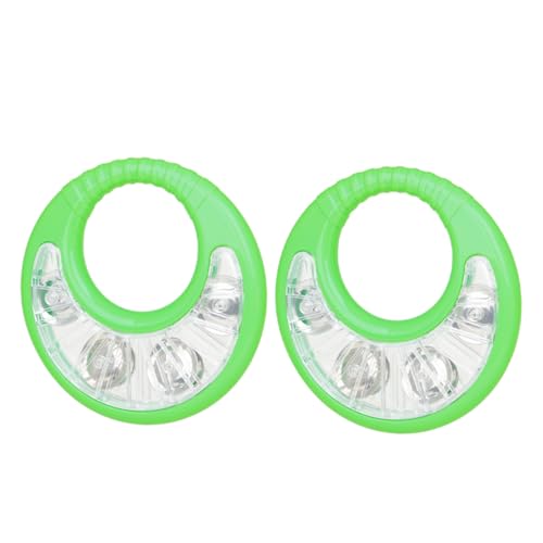 KONTONTY 2 Stück Handheld Tambourine aus Abs mit Klaren Metallschellen Leichtes Musikinstrument für Pädagogisches Percussion für Bühne Party und Musikunterricht KONTONTY 2 Stück Handheld Tambourine aus Abs mit Klaren Metallschellen Leichtes Musikinstrument für Pädagogisches Percussion für Bühne Party und Musikunterricht von KONTONTY