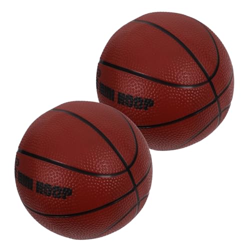 KONTONTY 2 Stück Kinderbasketball Für Indoor & Outdoor Aufblasbarer Jugendbasketball Zufälliger Farbe Ideal Für Gartenspiele Und Freizeitaktivitäten Leiser Basketball Für Drinnen von KONTONTY