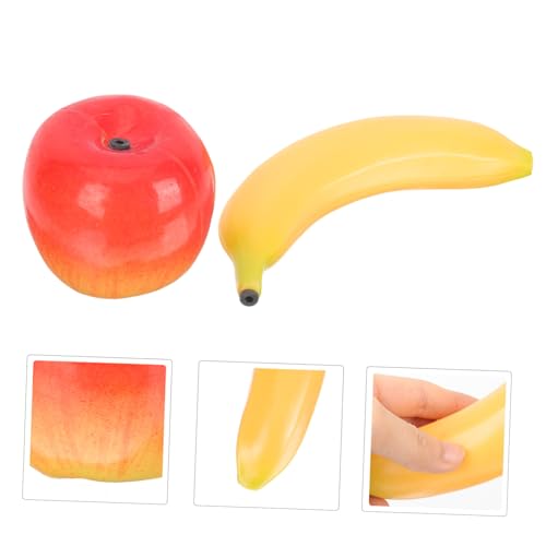 KONTONTY 2 Stück Musikalische Früchte Shaker Percussion Instrumente Frühsprache Apfel und Banane für Hand Auge koordination und Rhythmusgefühl KONTONTY 2 Stück Musikalische Früchte Shaker Percussion Instrumente Frühsprache Apfel und Banane für Hand Auge koordination und Rhythmusgefühl von KONTONTY
