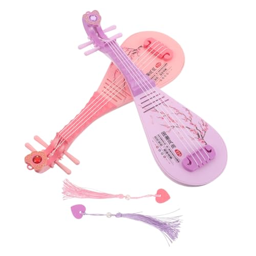 KONTONTY 2 Stück Pipa Modell Früherziehung Musikinstrument Realistisch Gestaltet Leicht Bespielbar für Kleine Hände Fördert Musikalisches Interesse und Familienzusammenhalt KONTONTY 2 Stück Pipa Modell Früherziehung Musikinstrument Realistisch Gestaltet Leicht Bespielbar für Kleine Hände Fördert Musikalisches Interesse und Familienzusammenhalt von KONTONTY