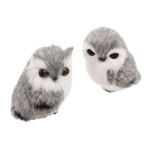 KONTONTY 2 Stück Realistischer Plüsch-eulen Detailreich Gestaltete Kleine Kuscheltiere Weiche Deko für Kindergeburtstag Partygeschenke und Natürliche Raum Bürodekoration KONTONTY 2 Stück Realistischer Plüsch-eulen Detailreich Gestaltete Kleine Kuscheltiere Weiche Deko für Kindergeburtstag Partygeschenke und Natürliche Raum Bürodekoration von KONTONTY