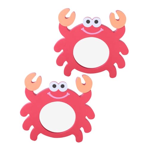 KONTONTY 2 Stück Teiliges Badespielzeug mit Farbenfrohem Eva Spiegel in Krabbenform Kindgerechte für Kleinkinder für Badewanne Planschbecken und Poolspaß zu Hause und Unterwegs KONTONTY 2 Stück Teiliges Badespielzeug mit Farbenfrohem Eva Spiegel in Krabbenform Kindgerechte für Kleinkinder für Badewanne Planschbecken und Poolspaß zu Hause und Unterwegs von KONTONTY