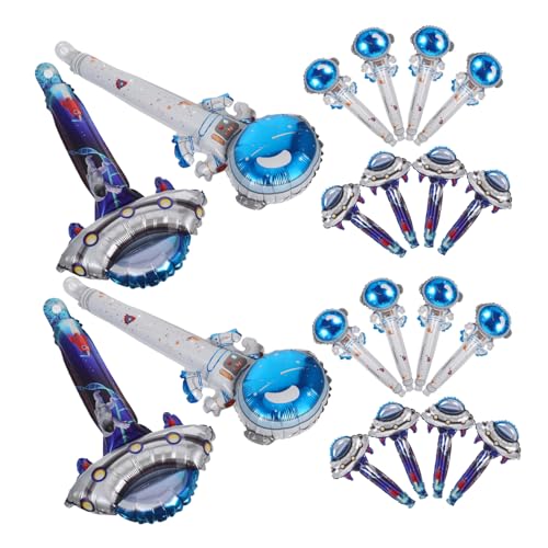 KONTONTY 20 Stück Teiliges Weltraum-partyset Astronaut Ufo-folienballons Langlebig Aluminiumbeschichtet Leicht zu Transportieren Schnelle Befüllung für Geburtstags Festivaldekorationen KONTONTY 20 Stück Teiliges Weltraum-partyset Astronaut Ufo-folienballons Langlebig Aluminiumbeschichtet Leicht zu Transportieren Schnelle Befüllung für Geburtstags Festivaldekorationen von KONTONTY