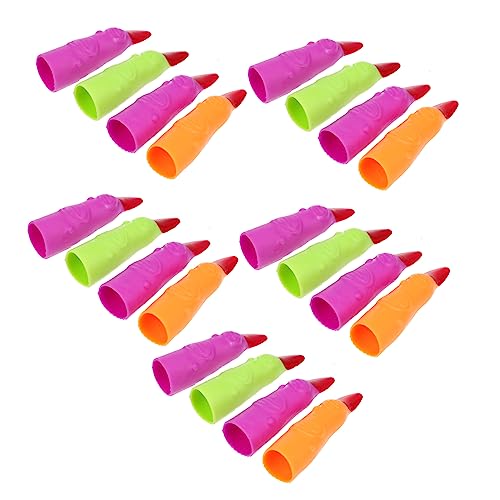 KONTONTY 20St Hexennagel-Set Halloween abgetrennte Finger gefälschter Vampirfinger Hexenkostüm Nägel Halloween schminke Halloween Make up Fingernägel der gefälschter Finger Plastik von KONTONTY