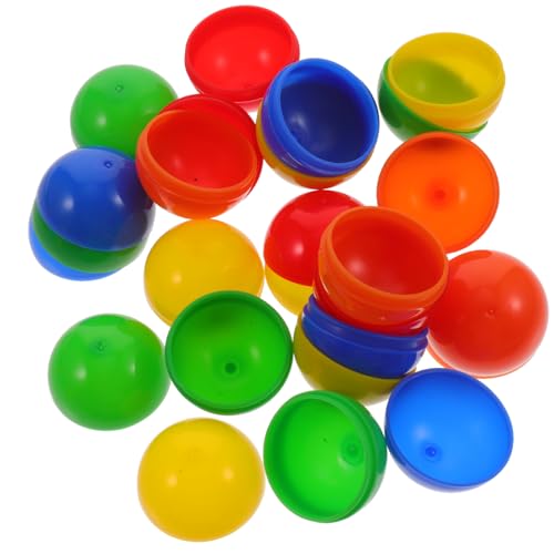 KONTONTY 20St Tombola-Bälle Nur Bingokugeln 90er Aktivitätsbälle Nummerierte Tennisbälle Spiele tischtennisball tischfussball Light Balls Party Tombolaball Aktivität Bunte Bälle Plastik von KONTONTY