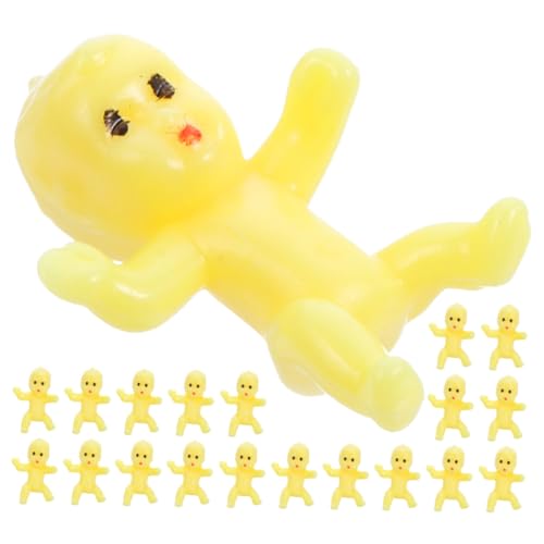 KONTONTY 20st Mini- -eiswürfel Spielzeug Für Kleinkinder Spielzeug Kleine Babyfiguren Mini-Kunststoff- - Badespielzeug Für Babys Kleine Babypuppen Süße Minibabys Plastik von KONTONTY