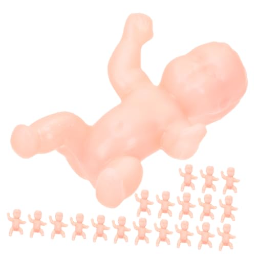 KONTONTY 20st Mini- -eiswürfel Spielzeug Süße Minibabys Babyfiguren Aus Kunststoff Badespielzeug Für Babys Kleine Babyfiguren Mini-Babys Zur Dekoration Kleine Mini-Babys Plastik von KONTONTY