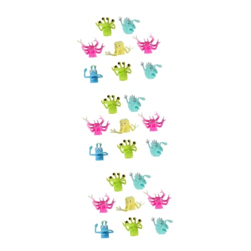 KONTONTY 24 STK Puppenhandschuhe Besänftigende Fingerpuppen Schöne Fingerpuppen Besänftigendes Fingerpuppenspielzeug Fingerspielzeug Für Kleinkindspielzeug Kinderspielzeug von KONTONTY