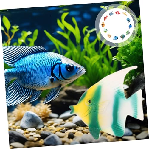 KONTONTY 24 STK. Teiliges Miniatur Meerestiere Realistische Tropische Fischspielzeuge aus PVC Farbecht und Langlebig Aquariumdeko und Lernspielzeug für Partygeschenke KONTONTY 24 STK. Teiliges Miniatur Meerestiere Realistische Tropische Fischspielzeuge aus PVC Farbecht und Langlebig Aquariumdeko und Lernspielzeug für Partygeschenke von KONTONTY