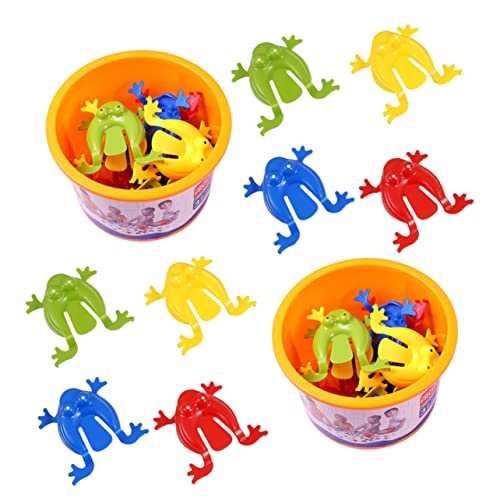 KONTONTY Frosch Frog Springende Froschspielzeuge Realistische Froschspielzeuge Für Druckspielzeug Ideal Für Garten Und Indoor Spiele von KONTONTY