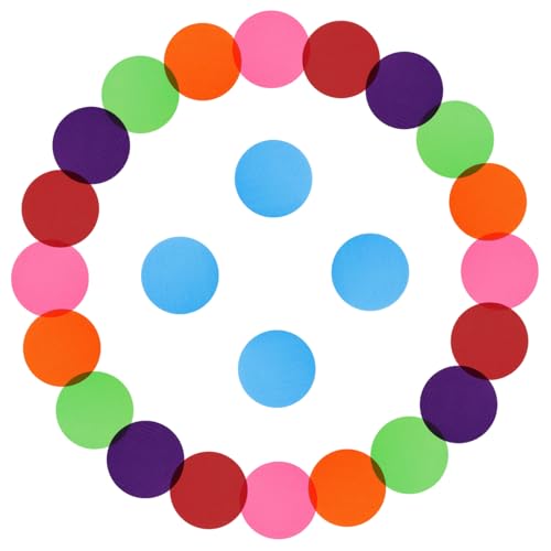 KONTONTY 24 Stück Teiliges Bunte Teppichmarker Rund mit Haftverschluss für Kindergarten Kinderzimmer Sitzplatzmarkierung und Spielerische Lernförderung im Klassenzimmer KONTONTY 24 Stück Teiliges Bunte Teppichmarker Rund mit Haftverschluss für Kindergarten Kinderzimmer Sitzplatzmarkierung und Spielerische Lernförderung im Klassenzimmer von KONTONTY