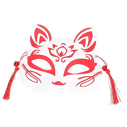 KONTONTY 2St Fuchs Maske halloween costume halloween kleidung masken rot kindermasken halloween masks Cosplay-Maske Multifunktions-Tiermaske Multifunktions-Halbmaske tragbare Partymaske PVC von KONTONTY