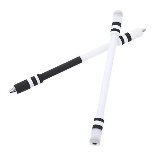 KONTONTY 2St -Stift fokussiert Stress abbau Slack Stabiler Stift Stressabbau-Stift umdrehender Stift Zappelstift Zappelring Spielzeugstifte für Schüler leuchtender Fingerstift Silikon von KONTONTY